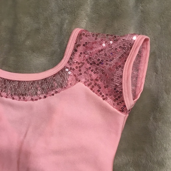 Girls Pink Sequin Leotard Set by Reflectionz in Size 2t - Picture 4 of 9